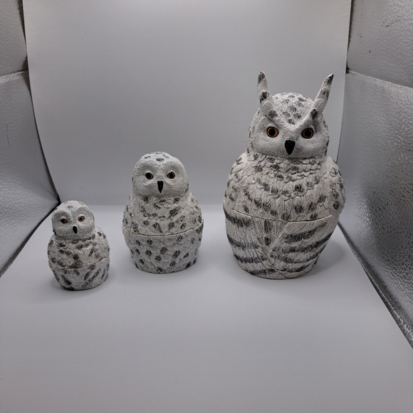 Roman Inc Nesting Snow Owl Set - Picture 8 of 16
